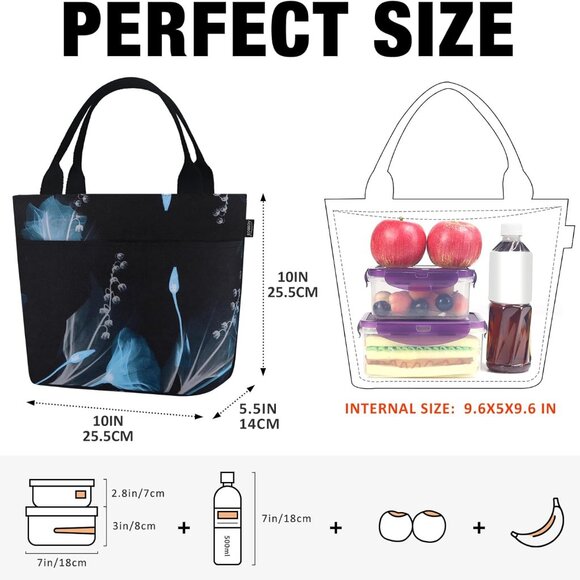 Large Lunch Bags for Adult Lunch Box for Women Insulated LunchBox Soft Cooler To - Picture 2 of 7